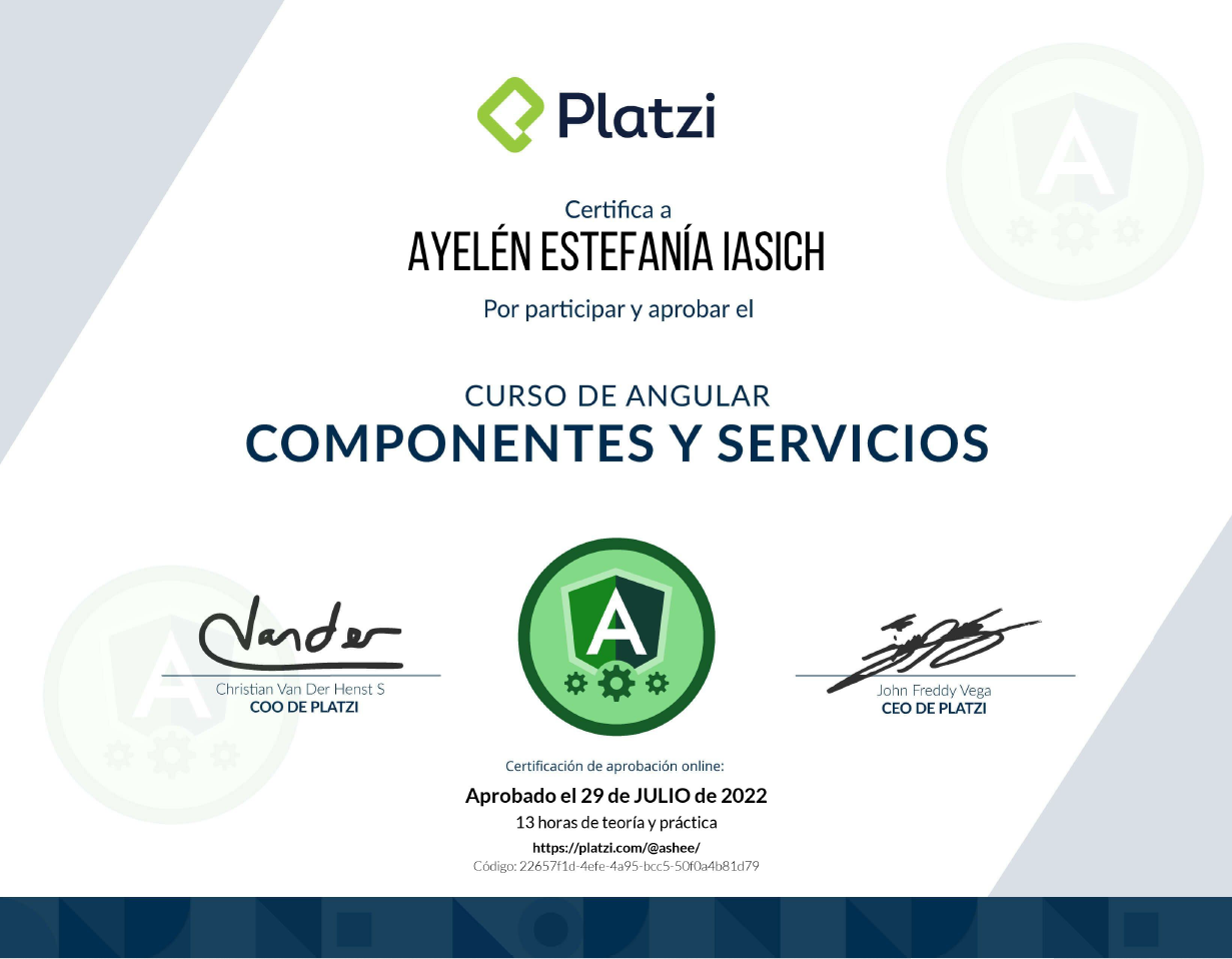 Angular Componentes