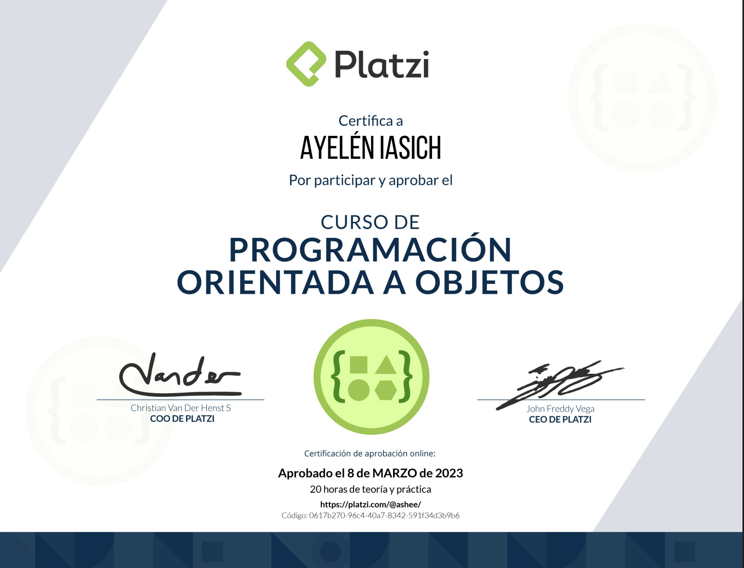 Programación Orientada a Objetos